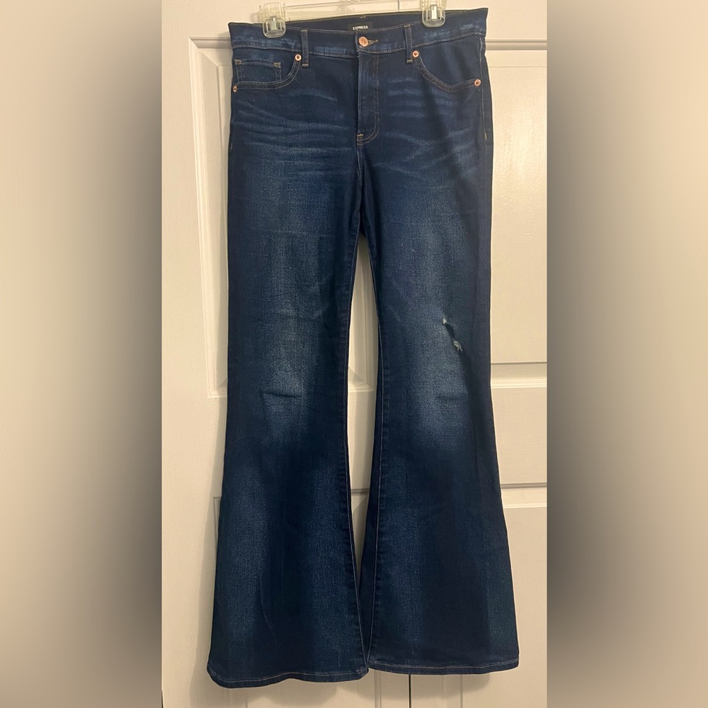 Express jeans 70s flare size 8